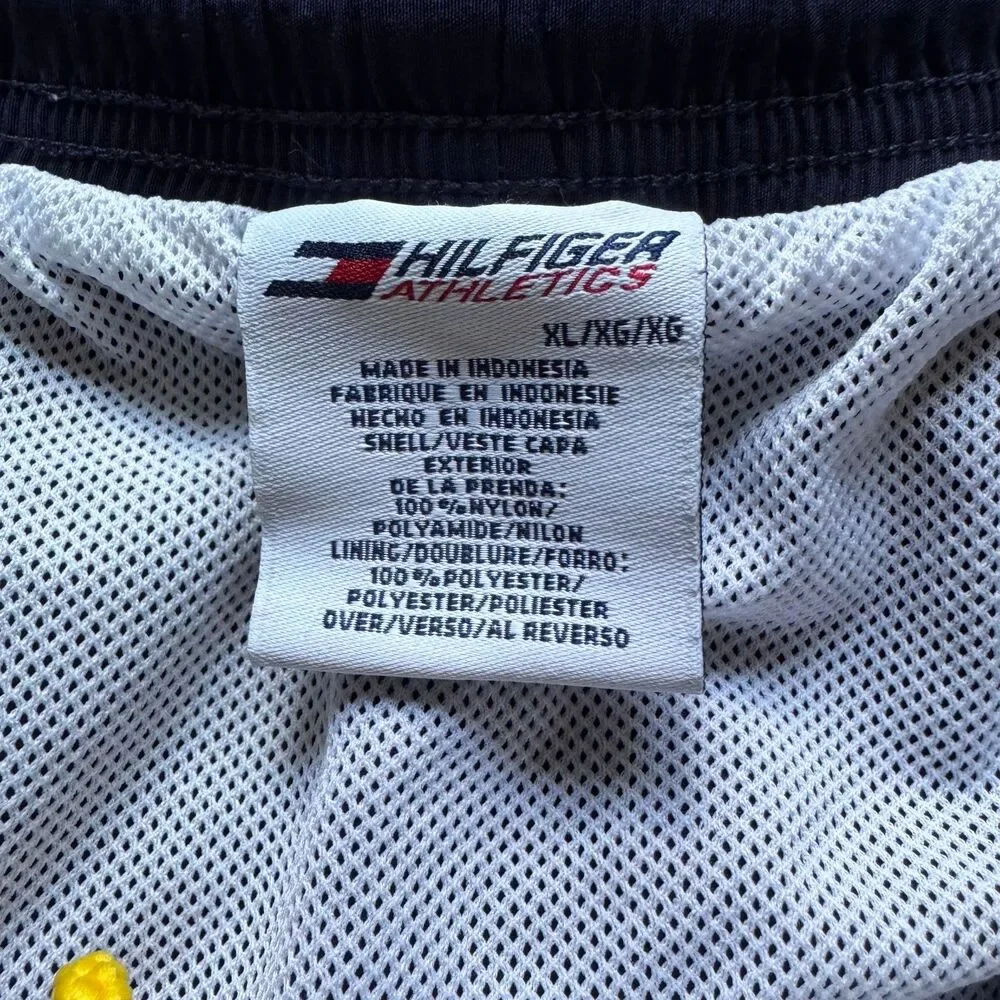 Vintage Y2K Hilfiger Athletics Blue Swim Trunks Lined Size XL Preppy‎